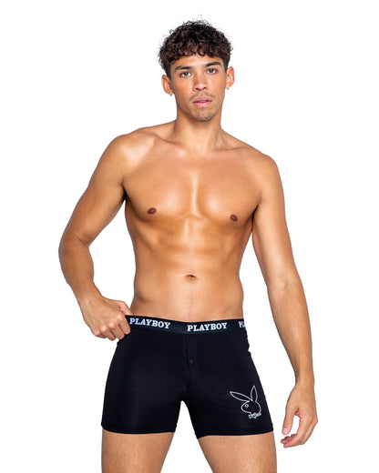 Playboy Mens Tuxedo Modal Classic Boxer Briefs Roma Confidential.