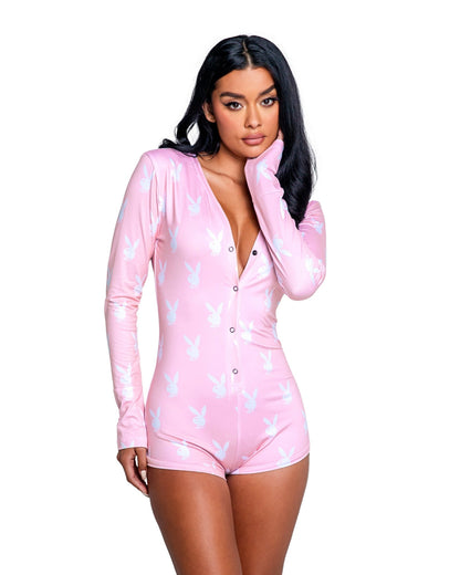 Playboy Slumber Bunny Romper Roma Confidential.