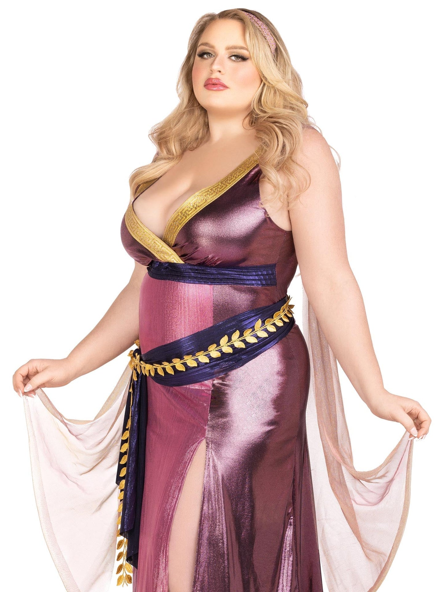 Plus Amethyst Goddess Costume - Unspoken Fashion