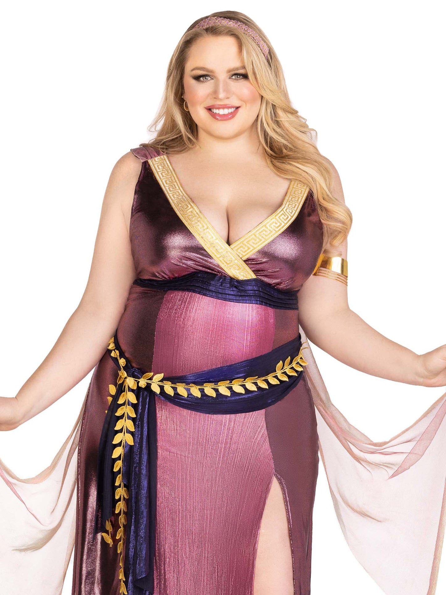Plus Amethyst Goddess Costume - Unspoken Fashion