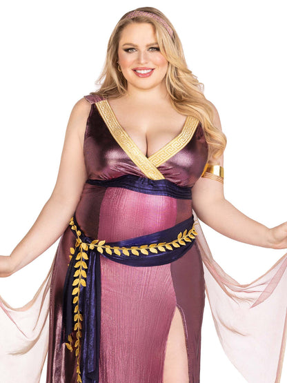 Plus Amethyst Goddess Costume - Unspoken Fashion