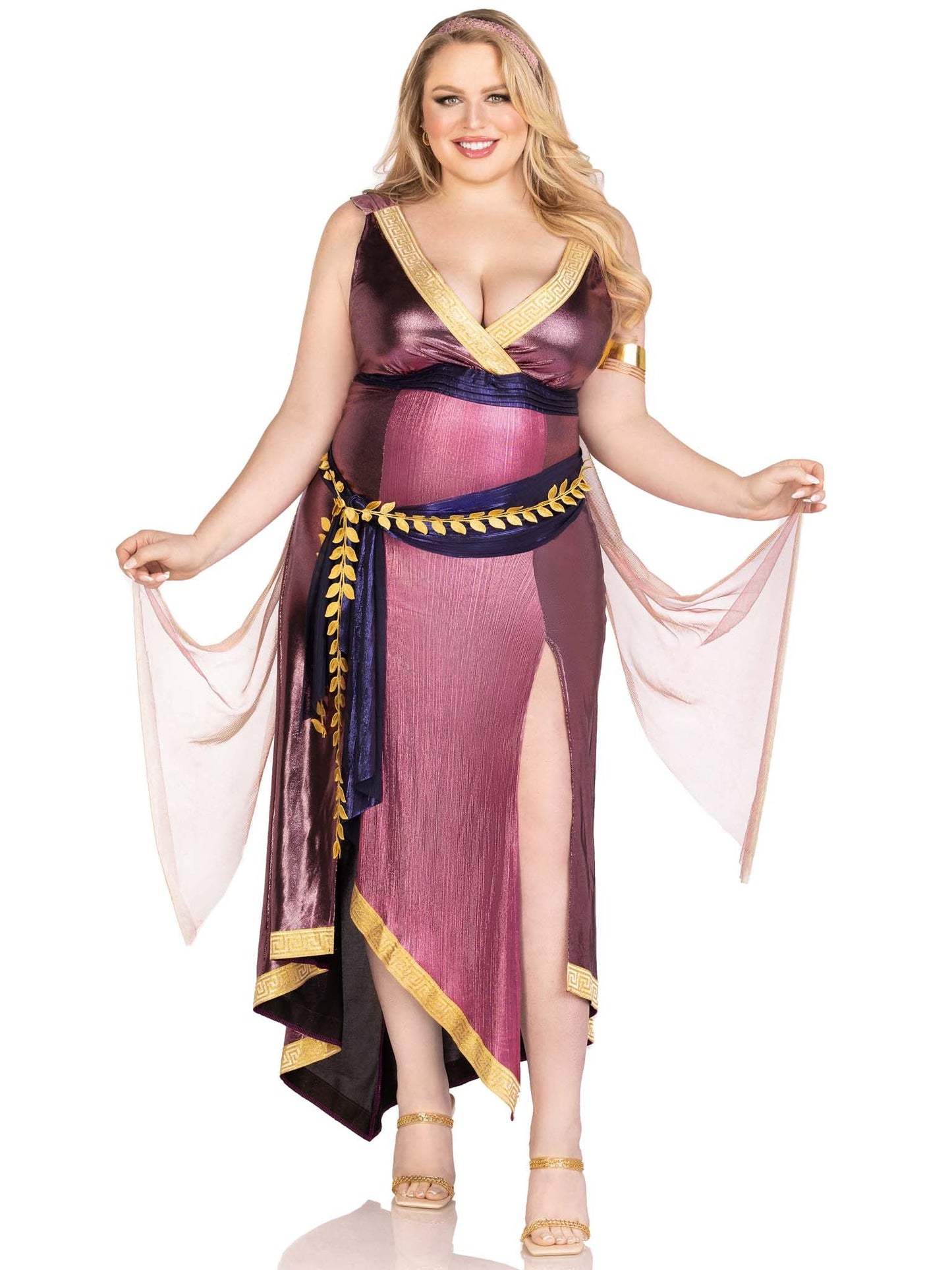 Plus Amethyst Goddess Costume - Unspoken Fashion