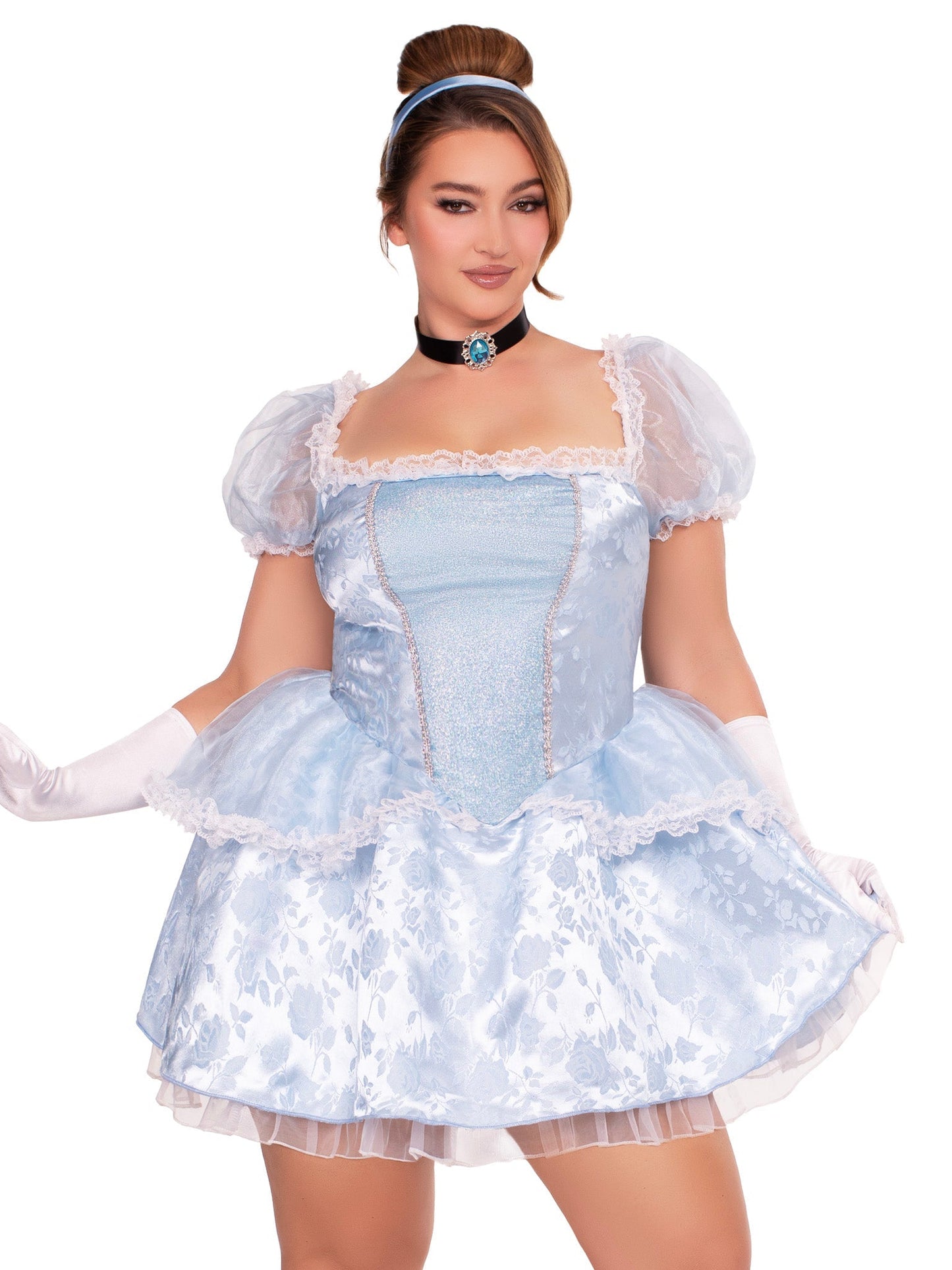 Plus Ballroom Babe Costume - Unspoken Fashion