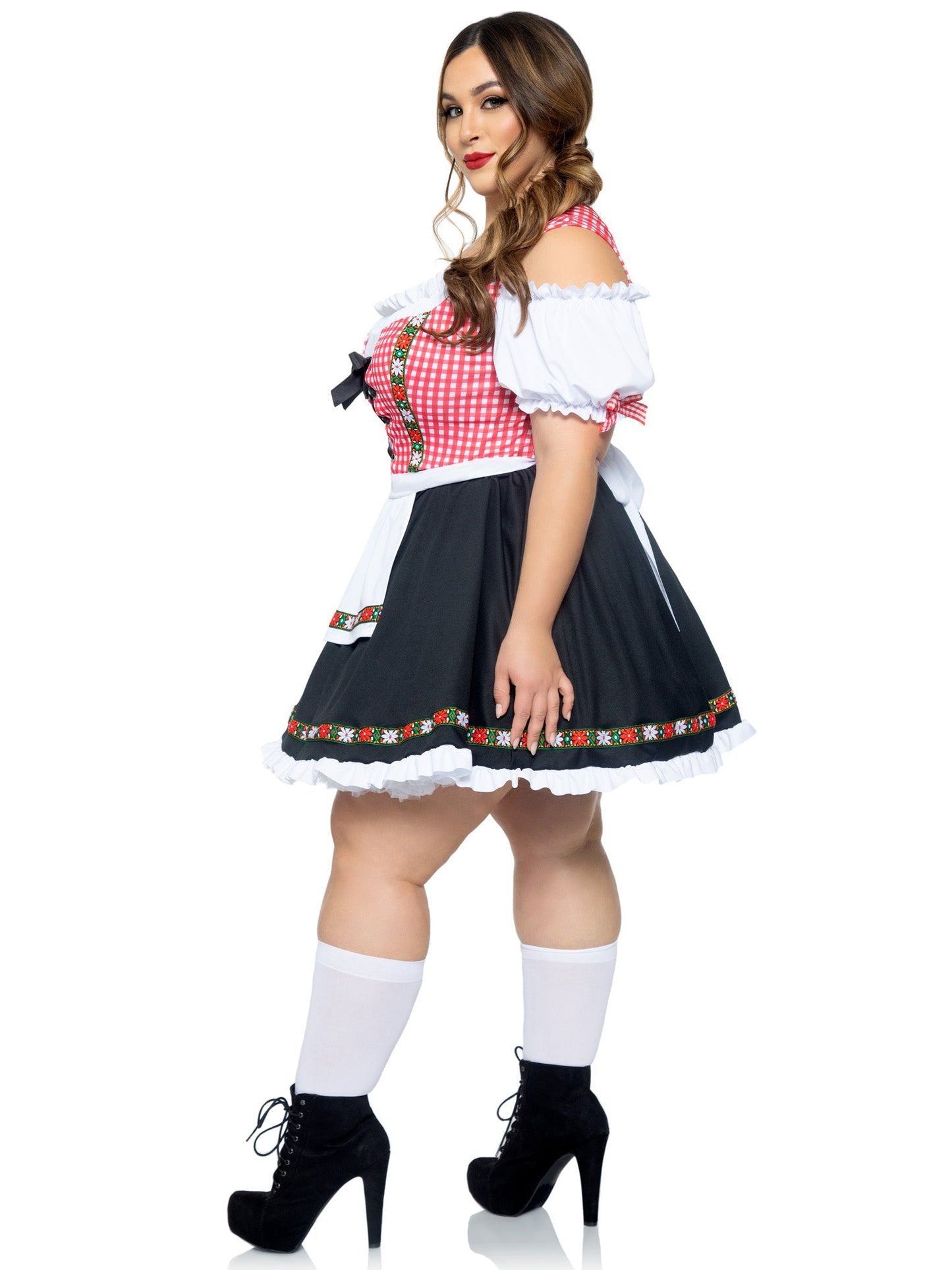 Plus Beer Garden Babe Dirndl Costume - Unspoken Fashion