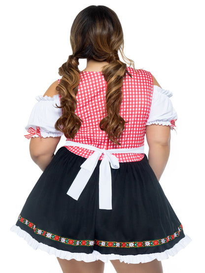 Plus Beer Garden Babe Dirndl Costume - Unspoken Fashion