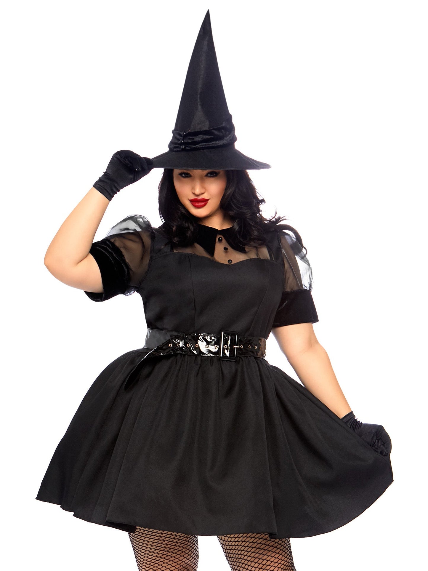 Plus Bewitching Witch Costume - Unspoken Fashion