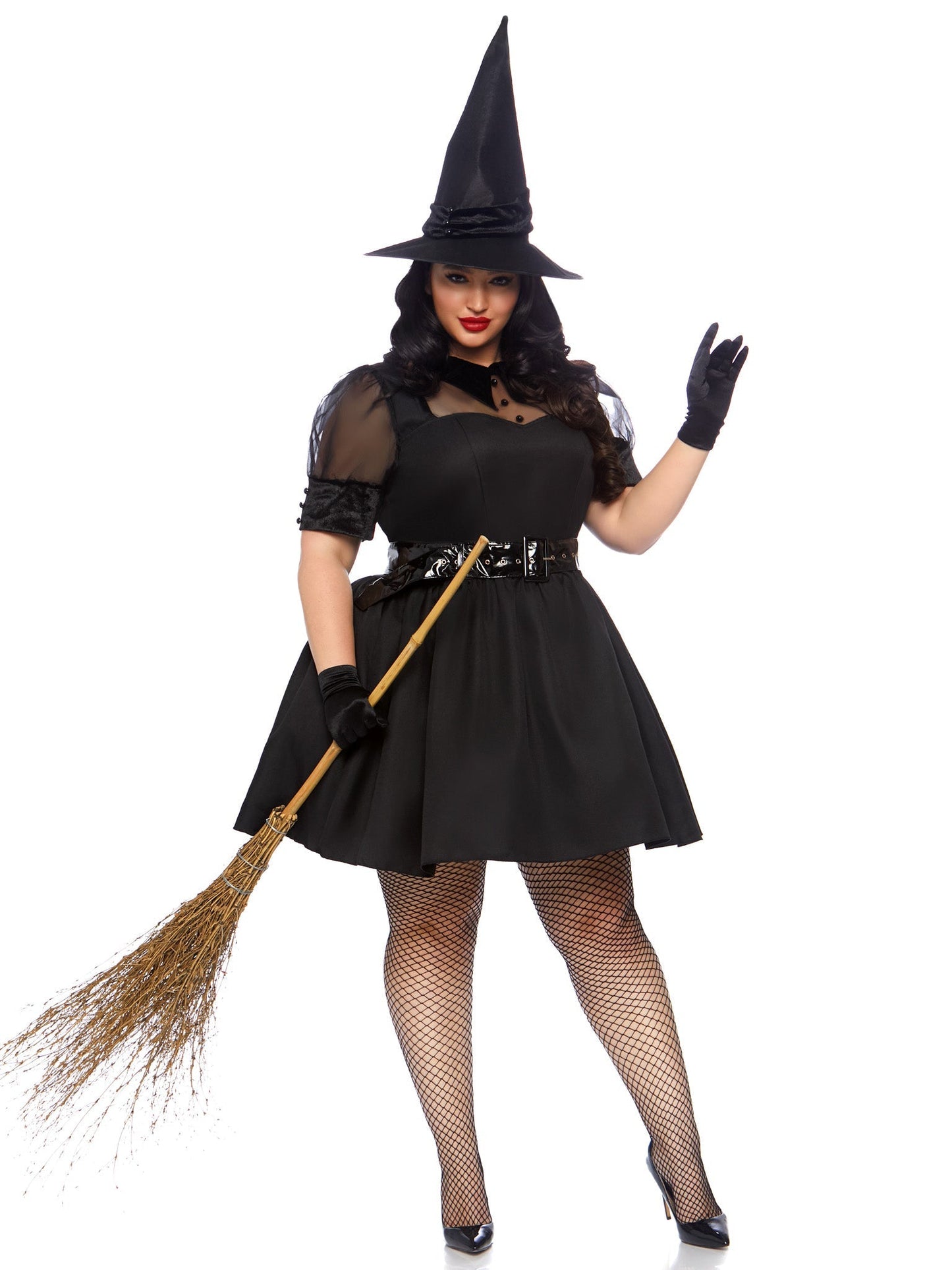 Plus Bewitching Witch Costume - Unspoken Fashion
