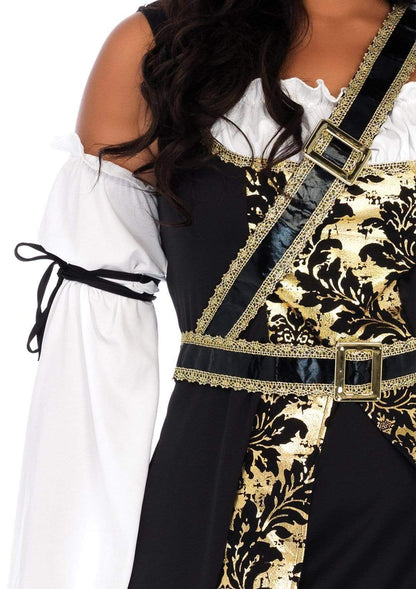 Plus Black Sea Buccaneer Costume - Unspoken Fashion