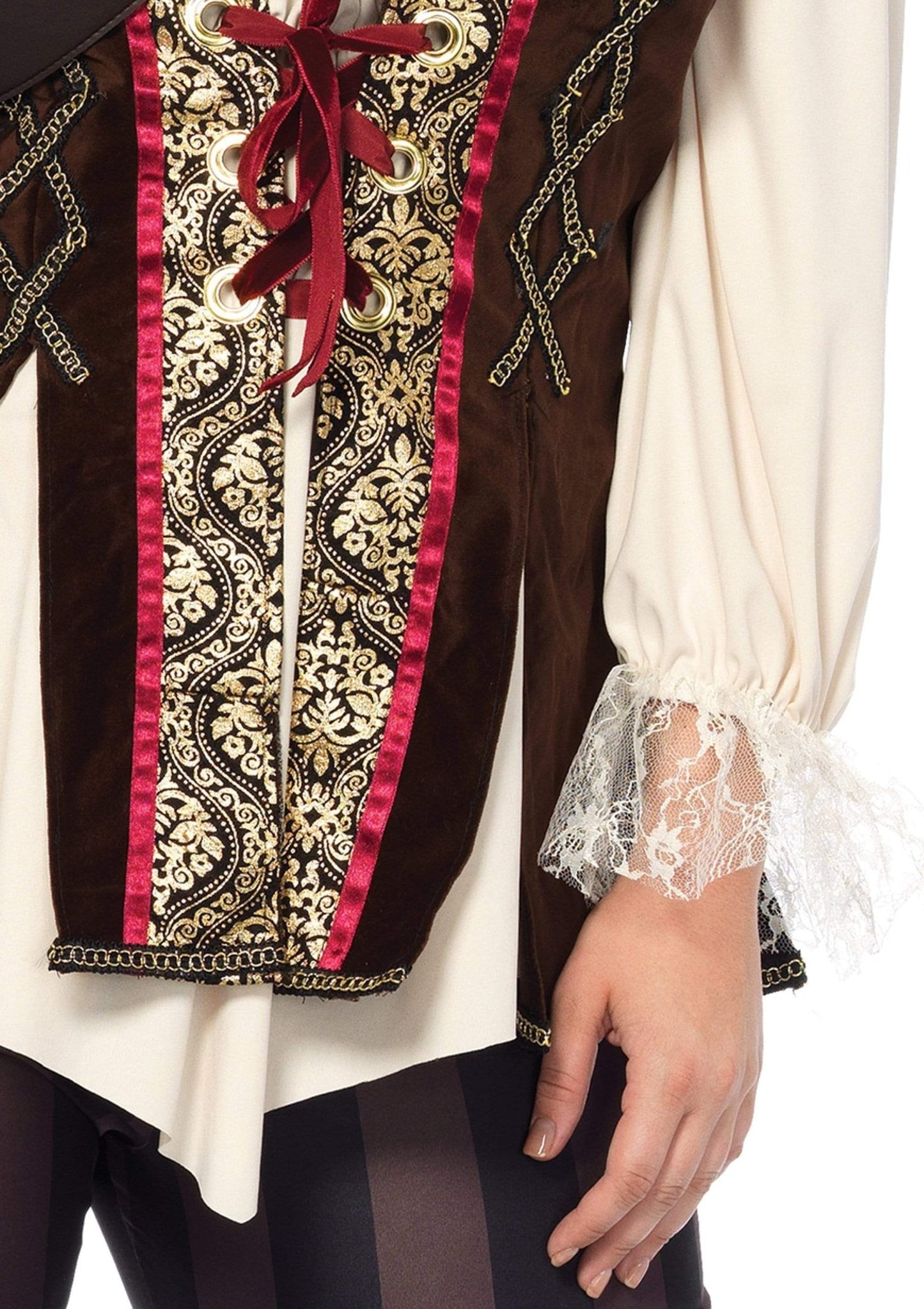 Plus Captain Blackheart Pirate Costume - Unspoken Fashion