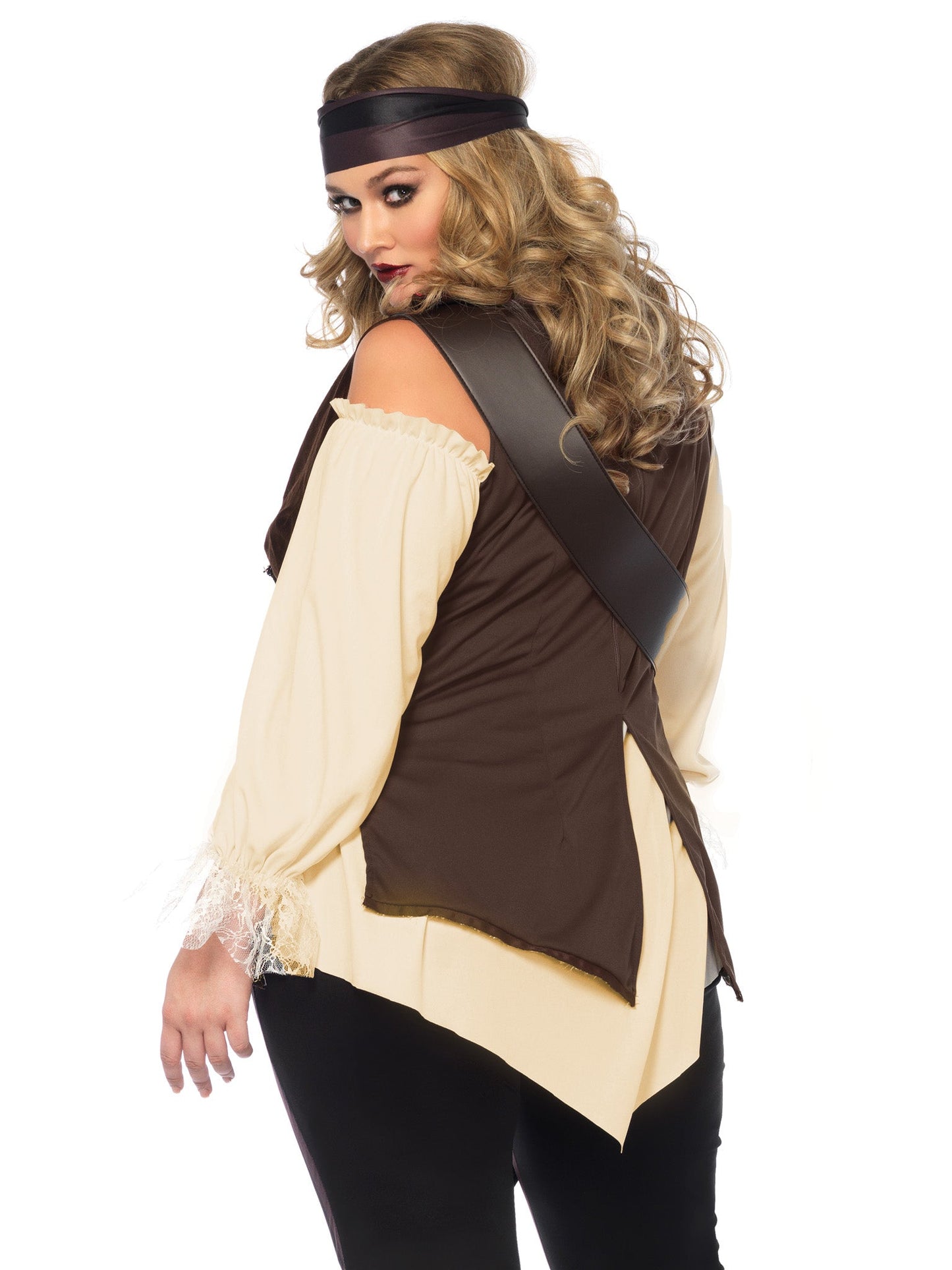 Plus Captain Blackheart Pirate Costume - Unspoken Fashion