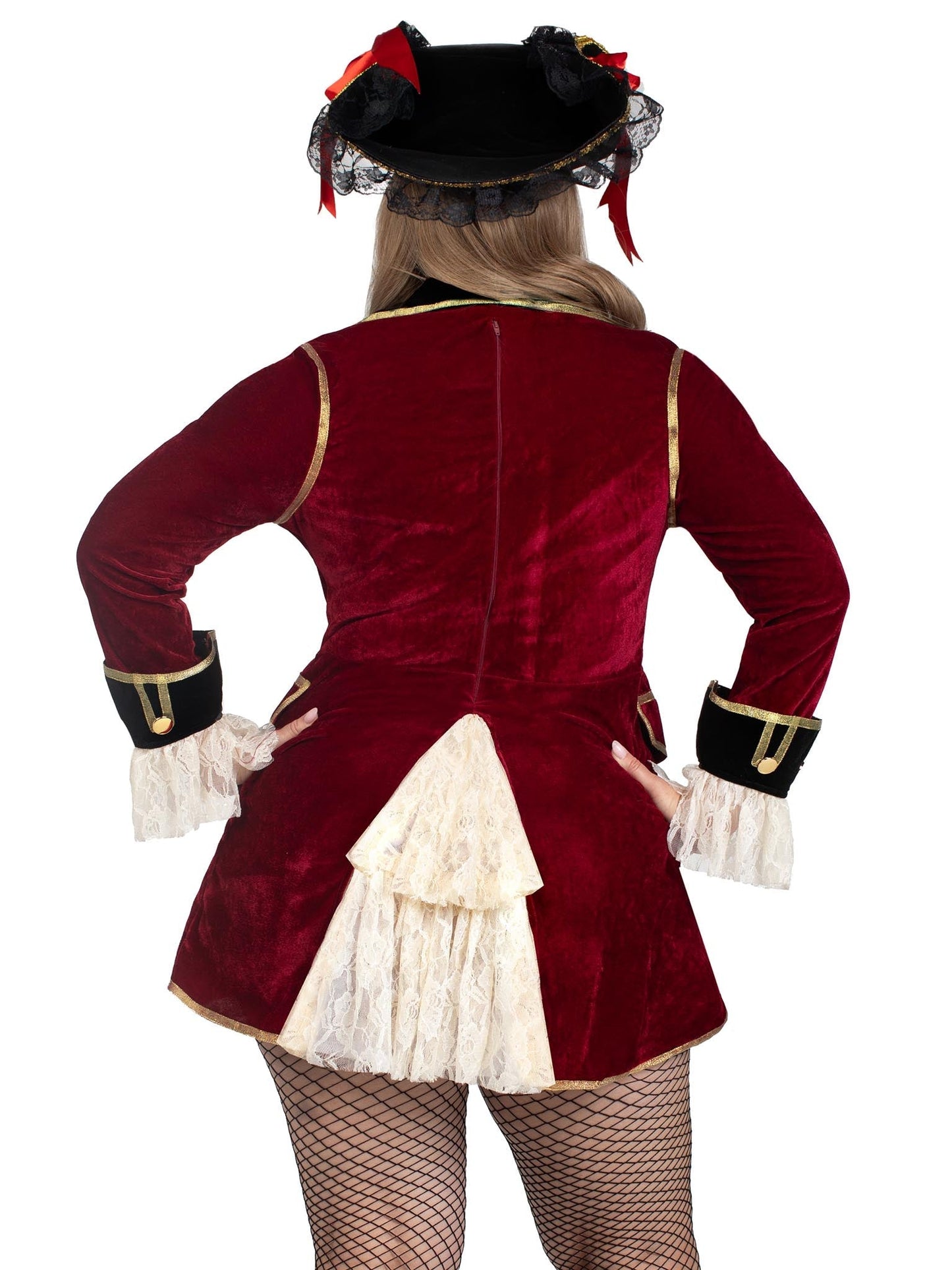 Plus Captivating Captain Pirate Costume - Unspoken Fashion