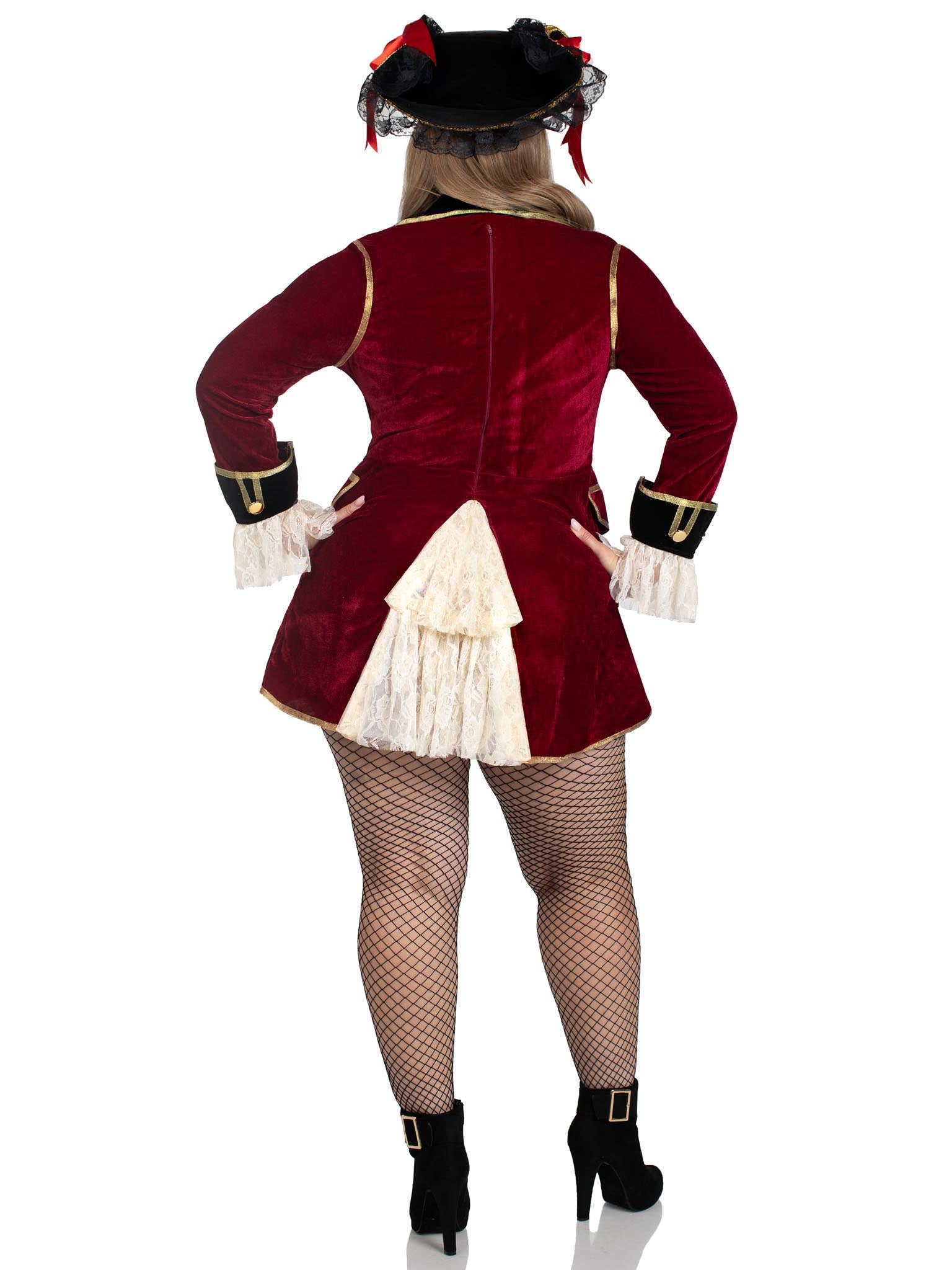 Plus Captivating Captain Pirate Costume - Unspoken Fashion