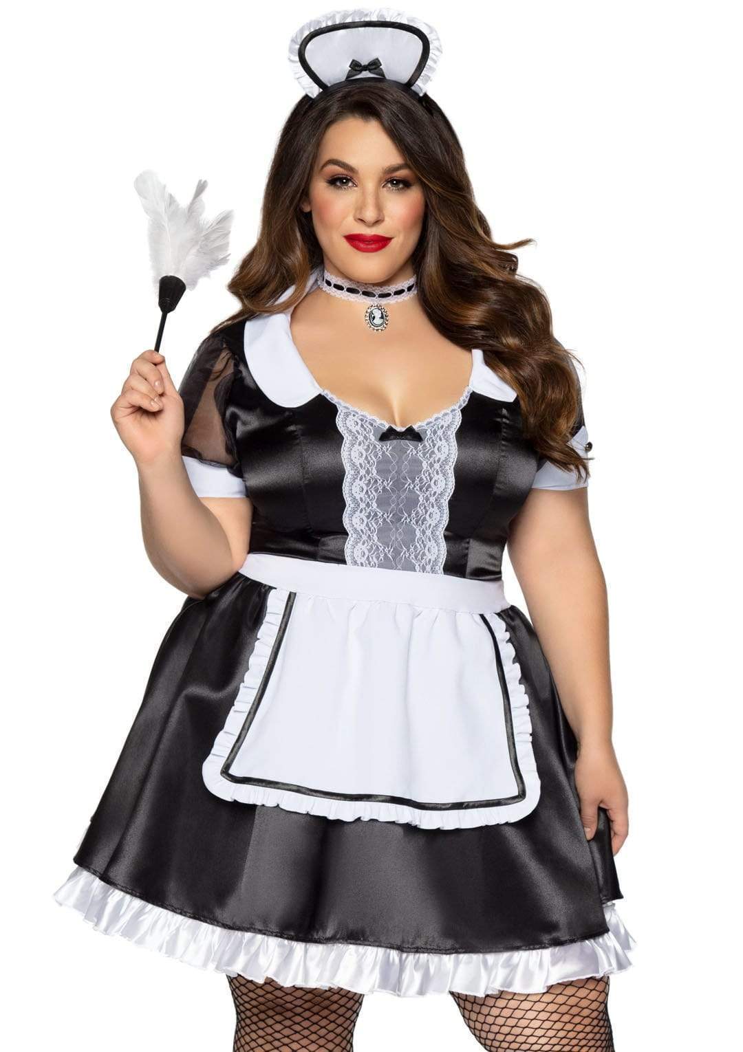 Plus Classic French Maid Costume - Unspoken Fashion