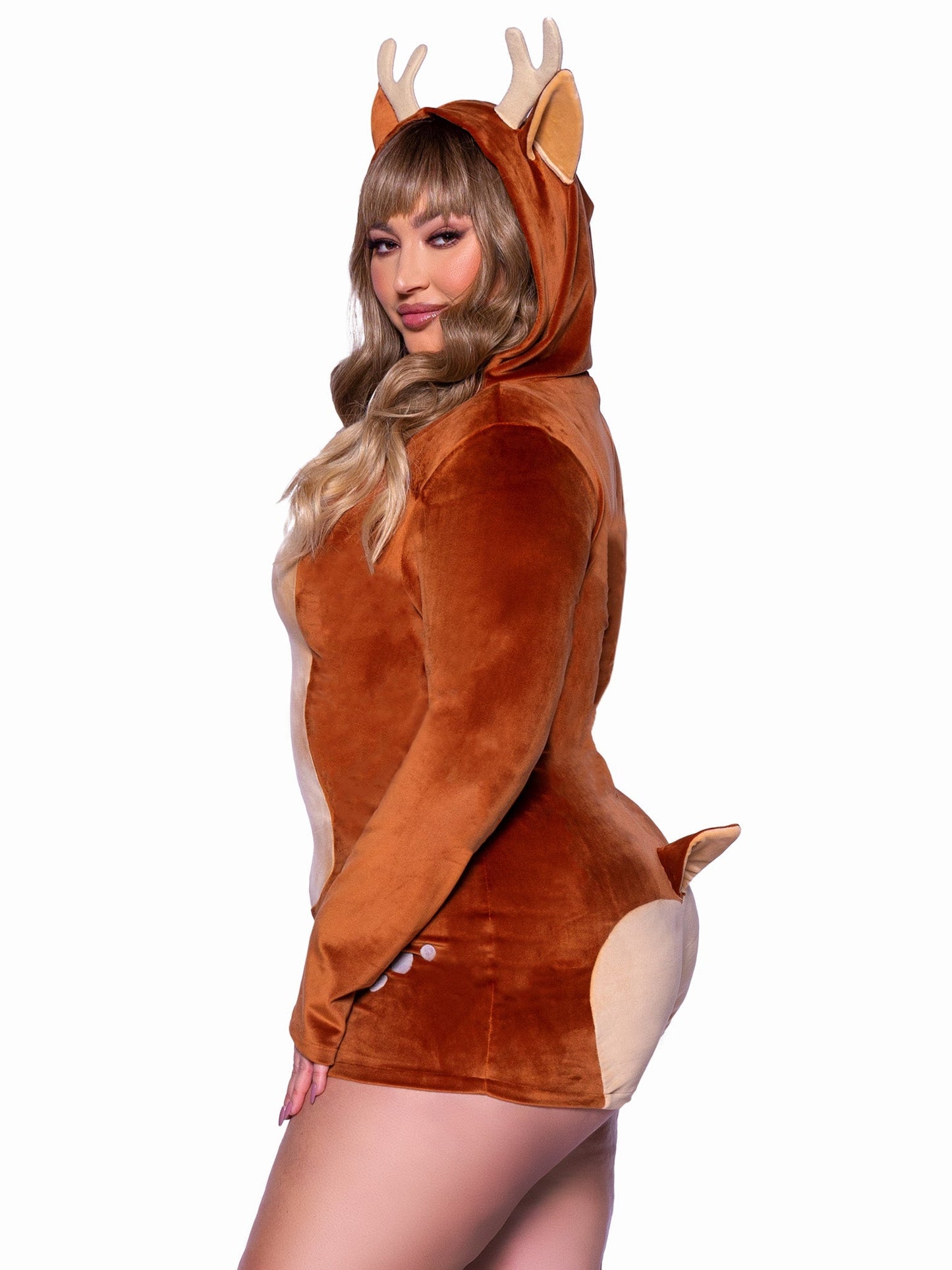 Plus Comfy Fawn Costume - Unspoken Fashion