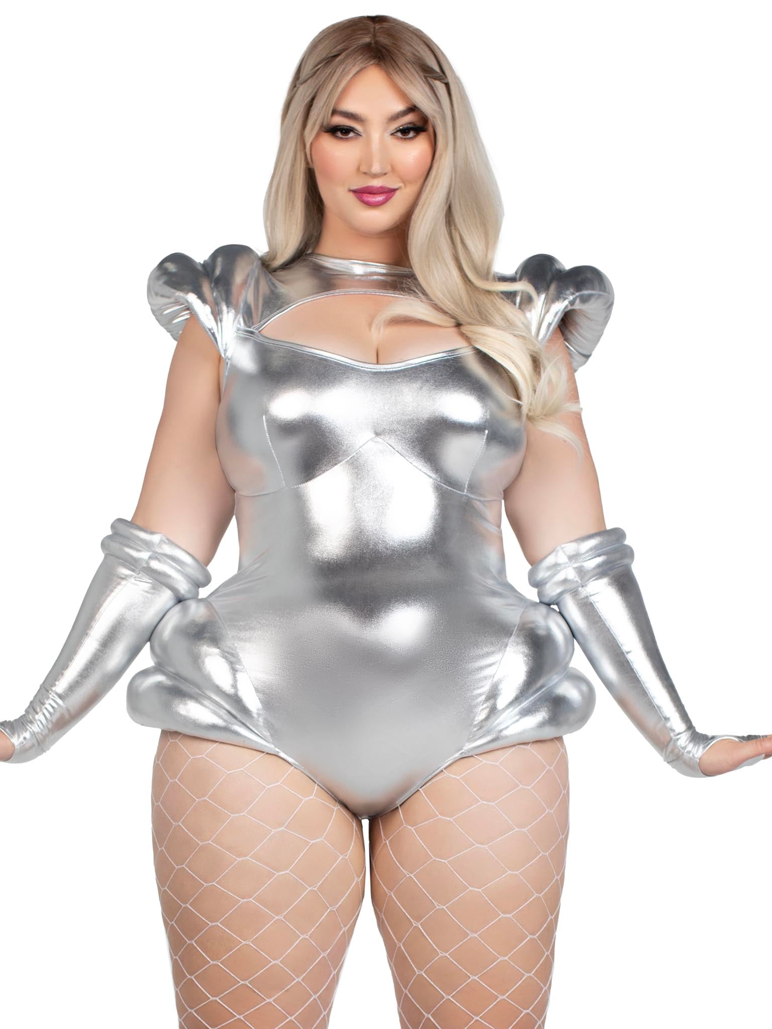Plus Cosmic Cutie Alien Costume - Unspoken Fashion