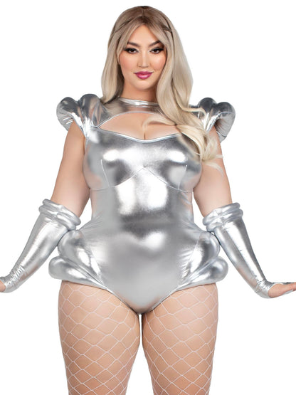 Plus Cosmic Cutie Alien Costume - Unspoken Fashion