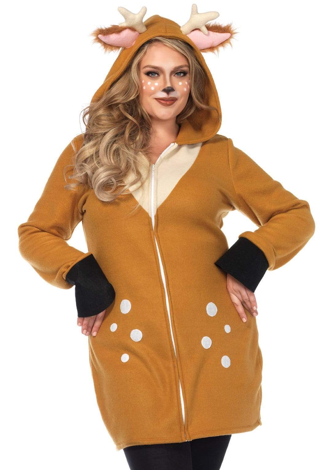 Plus Cozy Fawn Costume - Unspoken Fashion