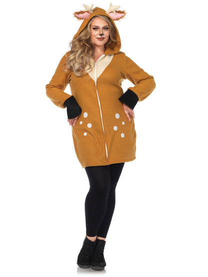 Plus Cozy Fawn Costume - Unspoken Fashion