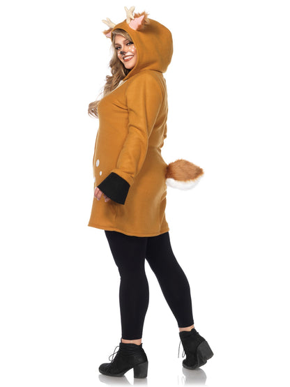 Plus Cozy Fawn Costume - Unspoken Fashion