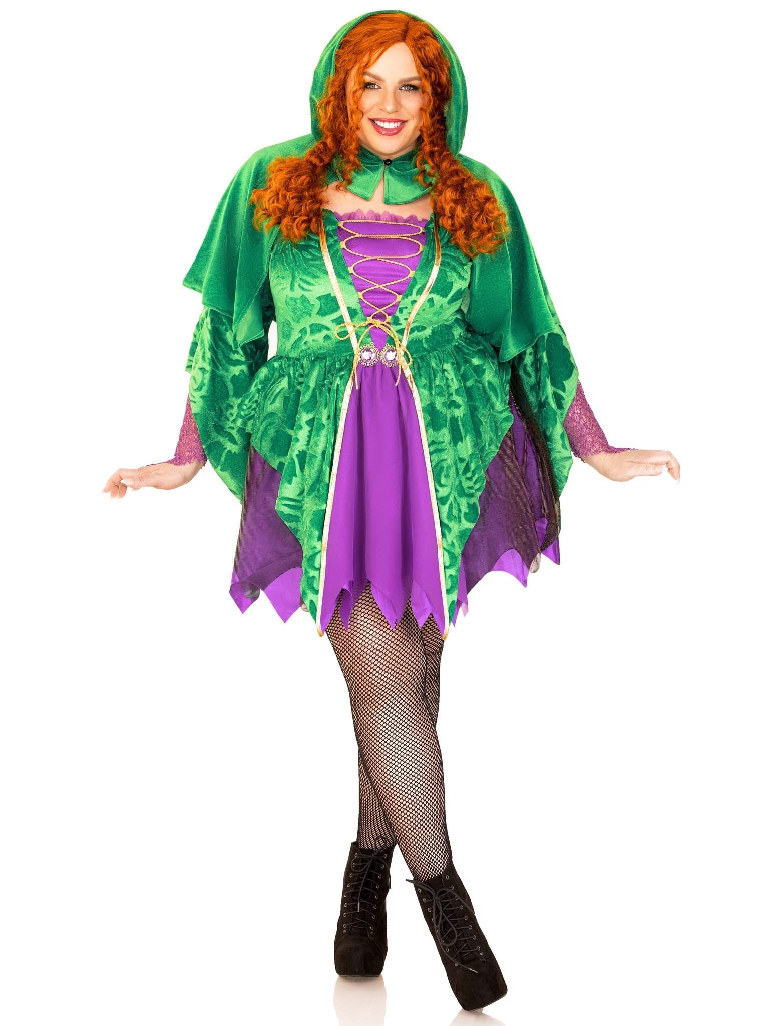 Plus Crafty Spellcaster Costume - Unspoken Fashion