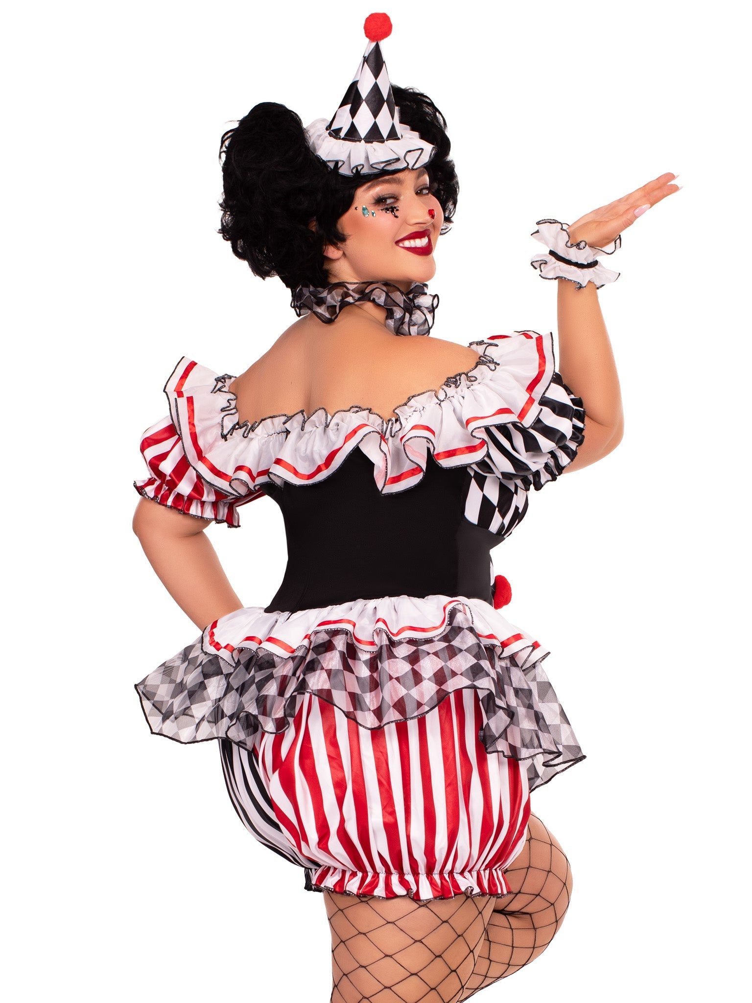 Plus Darling Harlequin Costume - Unspoken Fashion