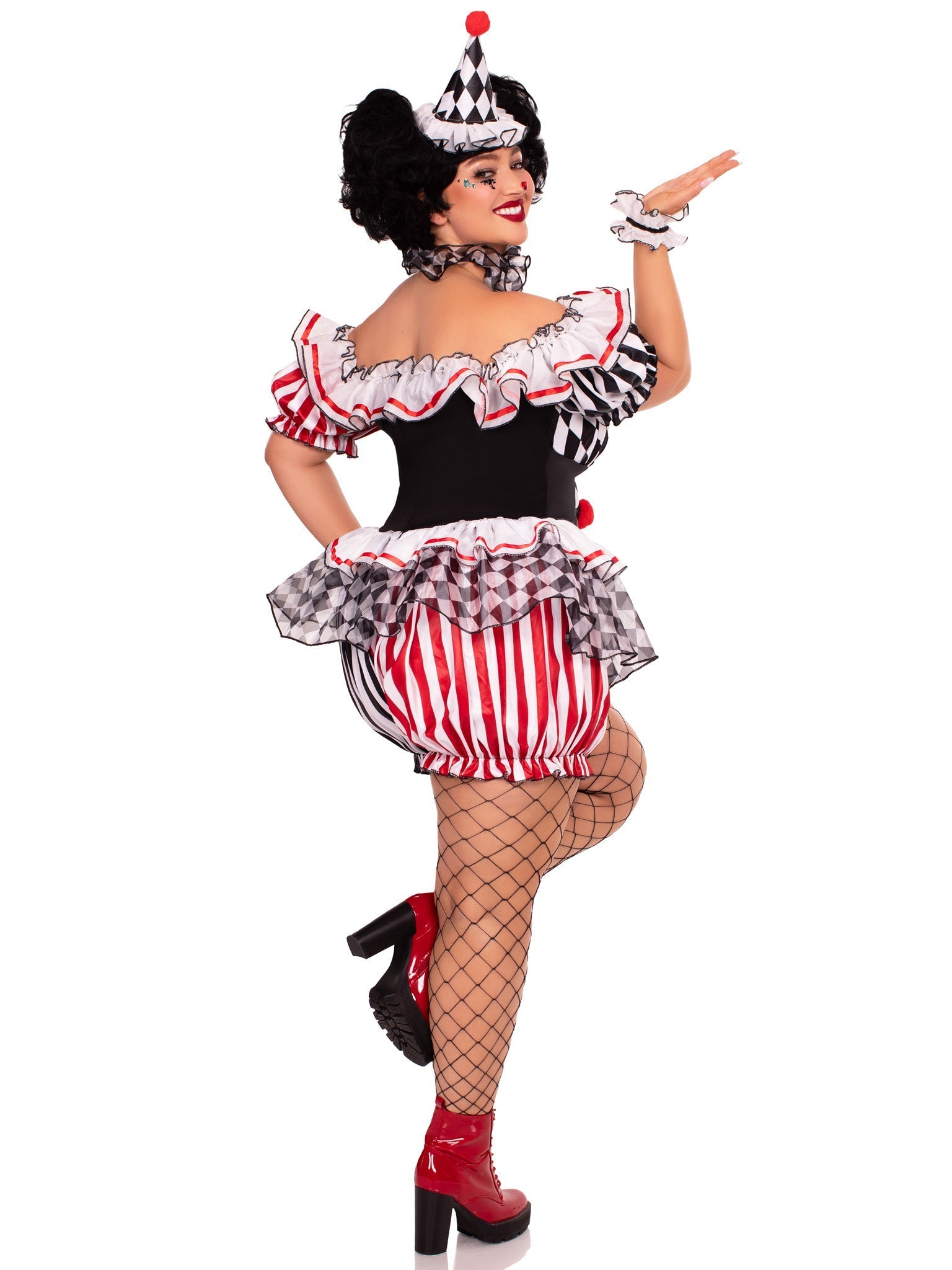 Plus Darling Harlequin Costume - Unspoken Fashion