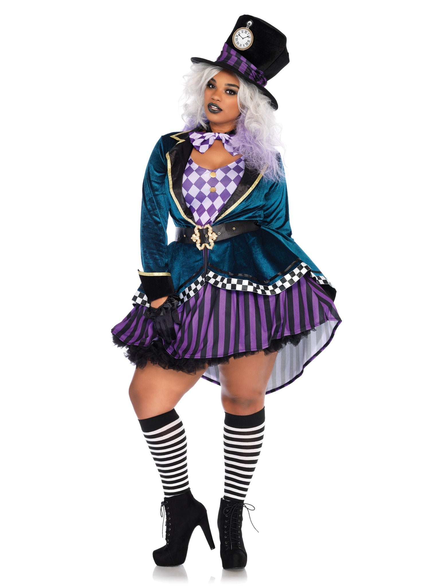 Plus Delightful Mad Hatter Costume - Unspoken Fashion