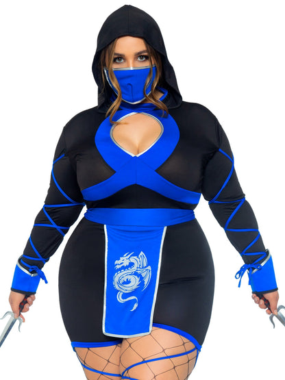 Plus Dragon Ninja Costume - Unspoken Fashion