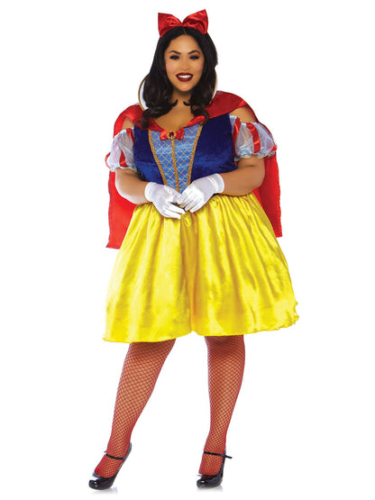 Plus Fairy Tale Snow White Costume - Unspoken Fashion