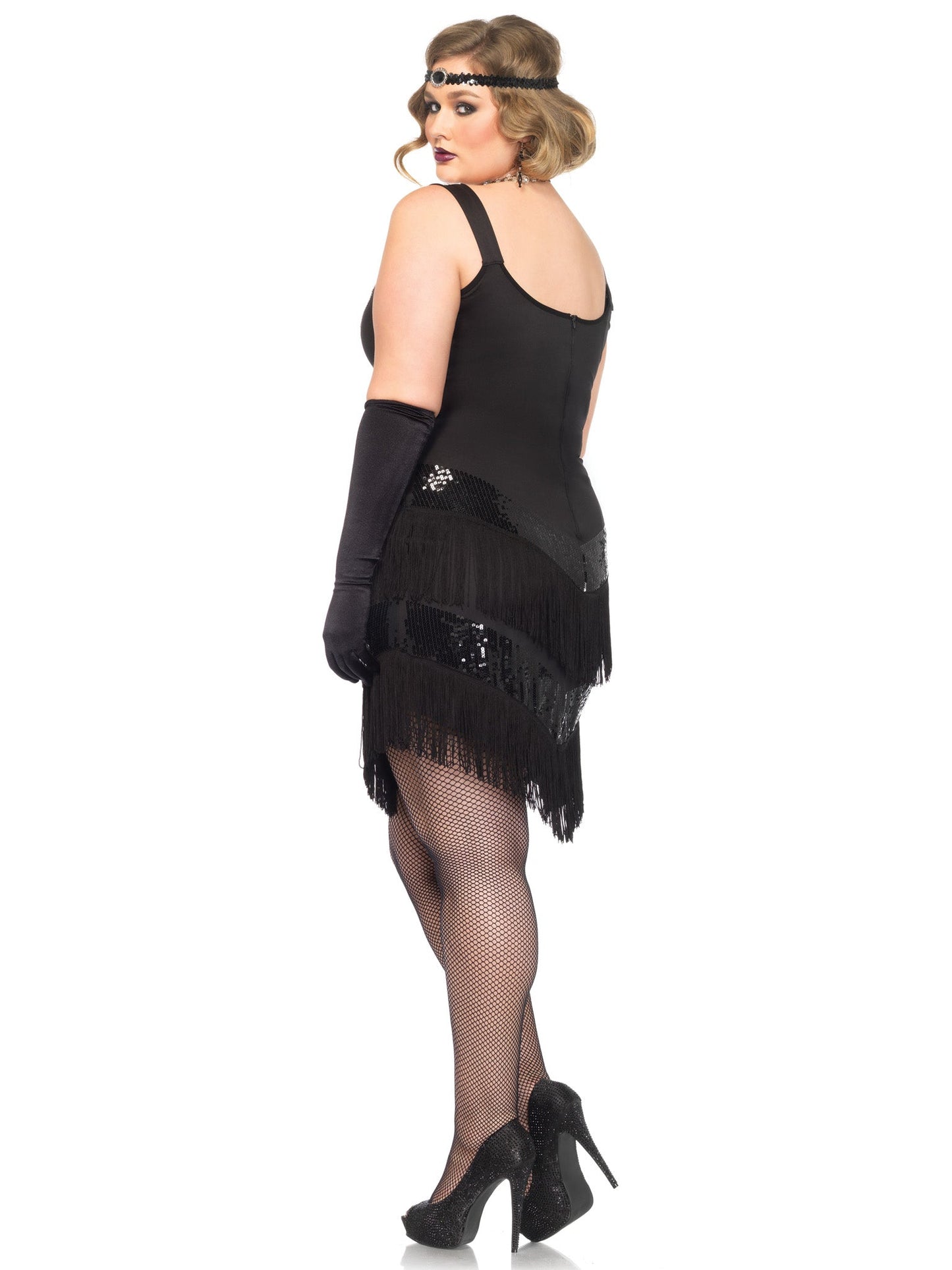 Plus Glamour Flapper Costume - Unspoken Fashion