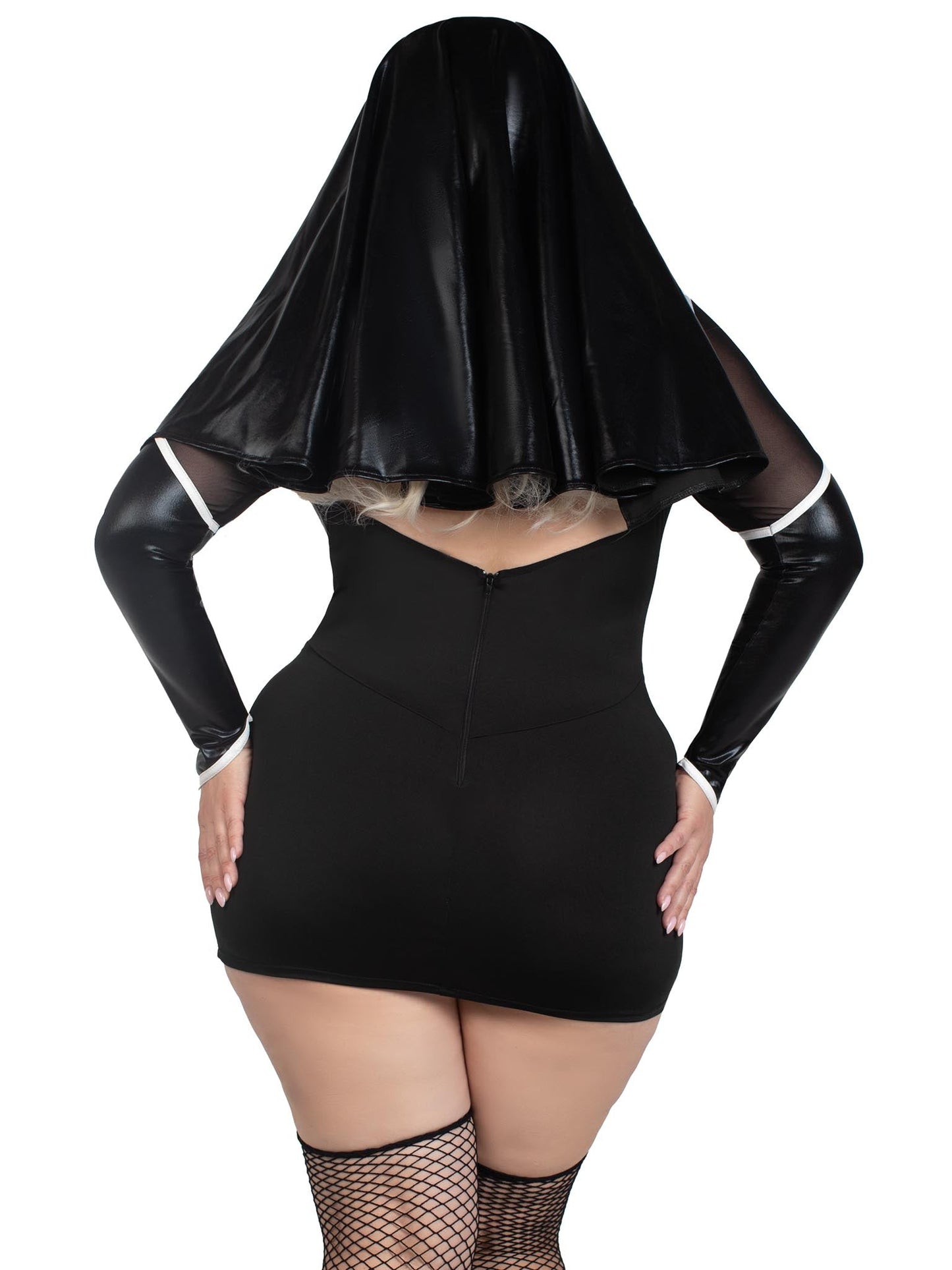 Plus Holy Hottie Nun Costume - Unspoken Fashion