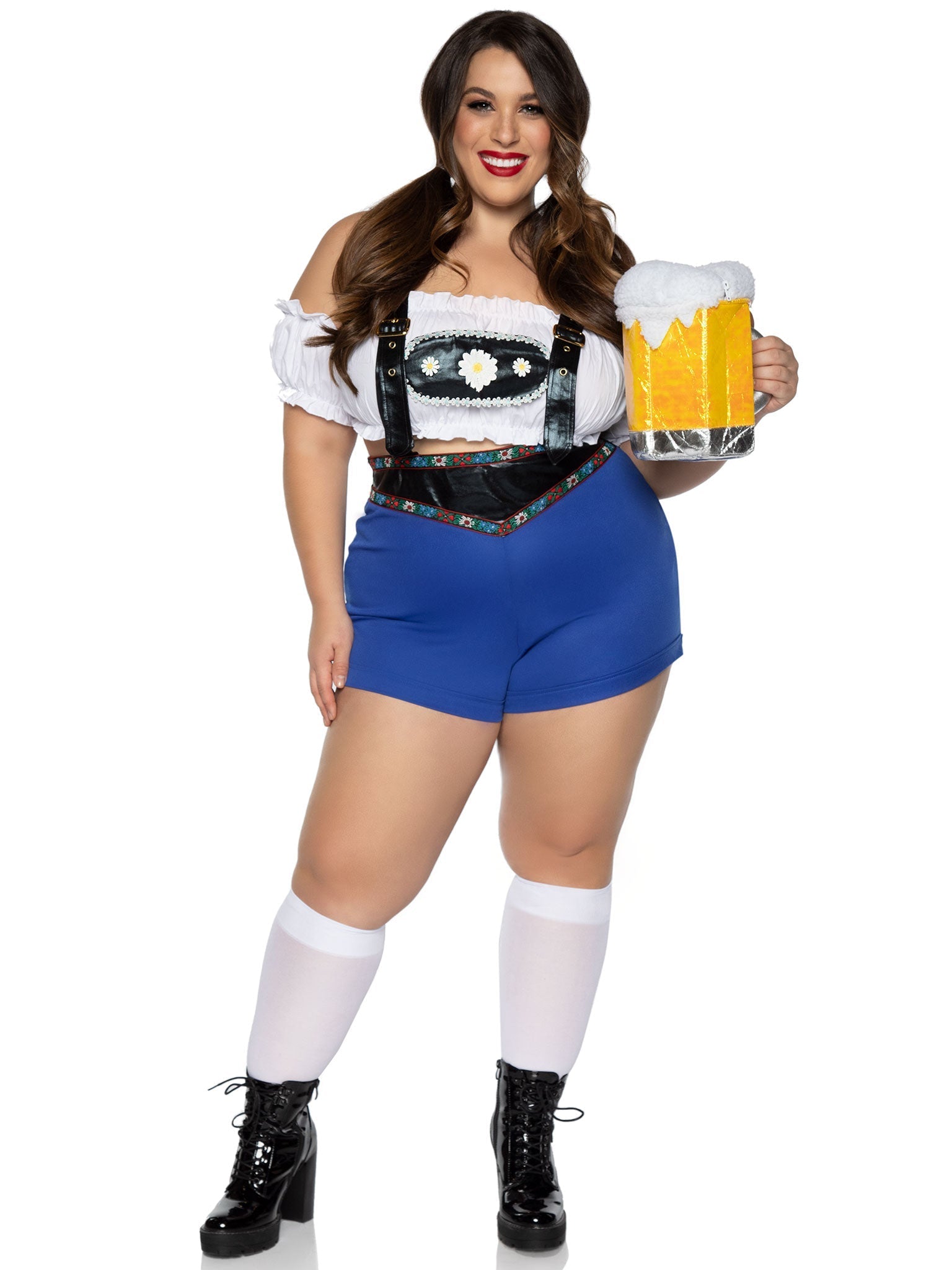 Plus Lederhosen Honey Costume - Unspoken Fashion