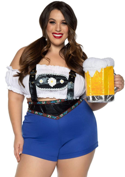 Plus Lederhosen Honey Costume - Unspoken Fashion