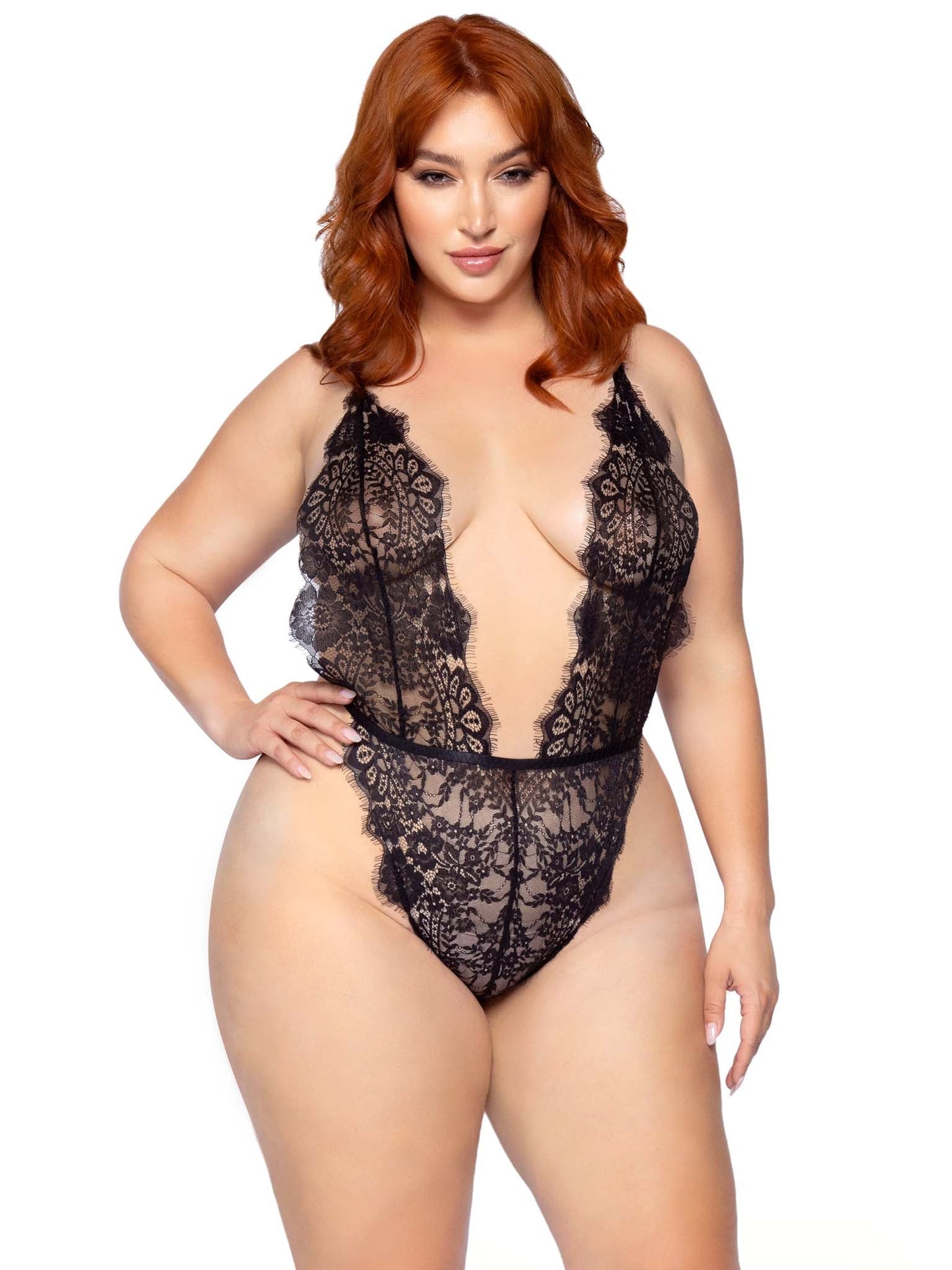 Plus Love Affair Robe & Teddy Set - Unspoken Fashion