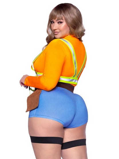 Plus Nailed It Construction Worker Costume - Unspoken Fashion
