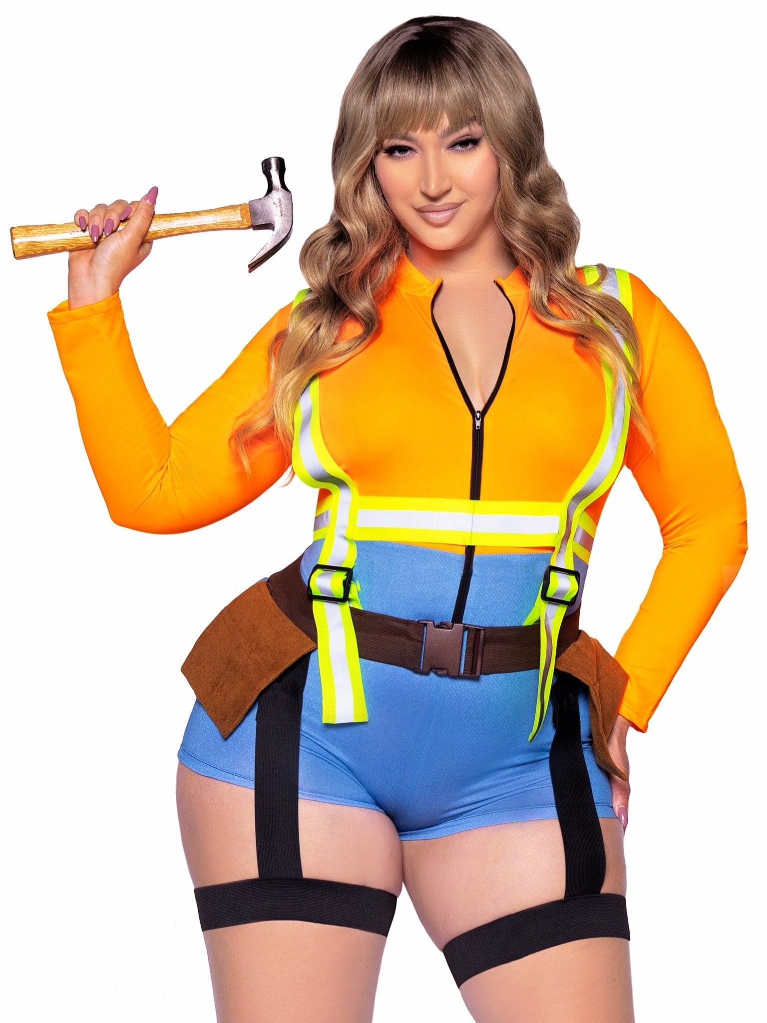 Plus Nailed It Construction Worker Costume - Unspoken Fashion