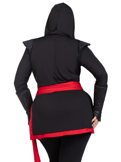 Plus Ninja Assassin Costume - Unspoken Fashion