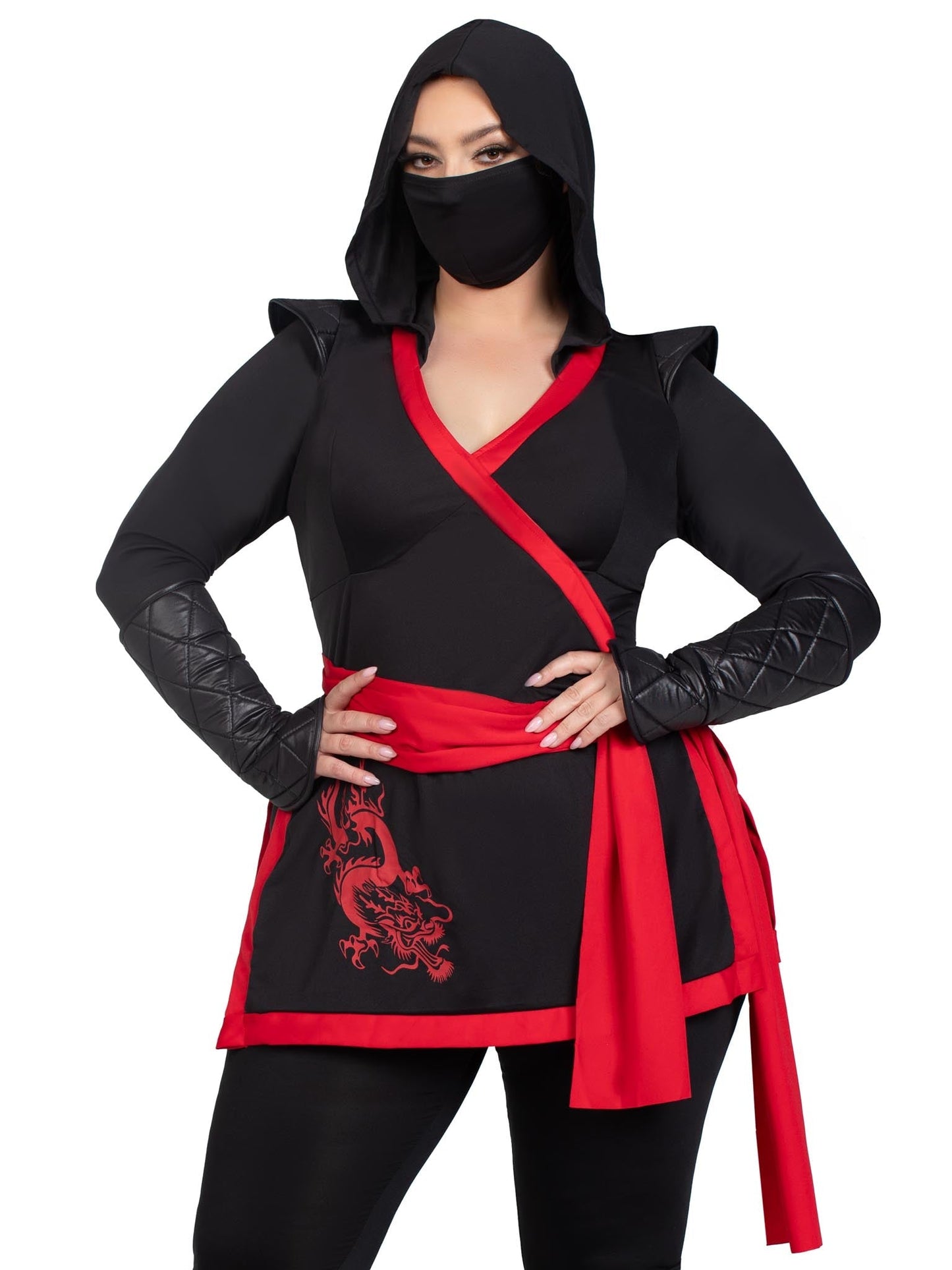 Plus Ninja Assassin Costume - Unspoken Fashion