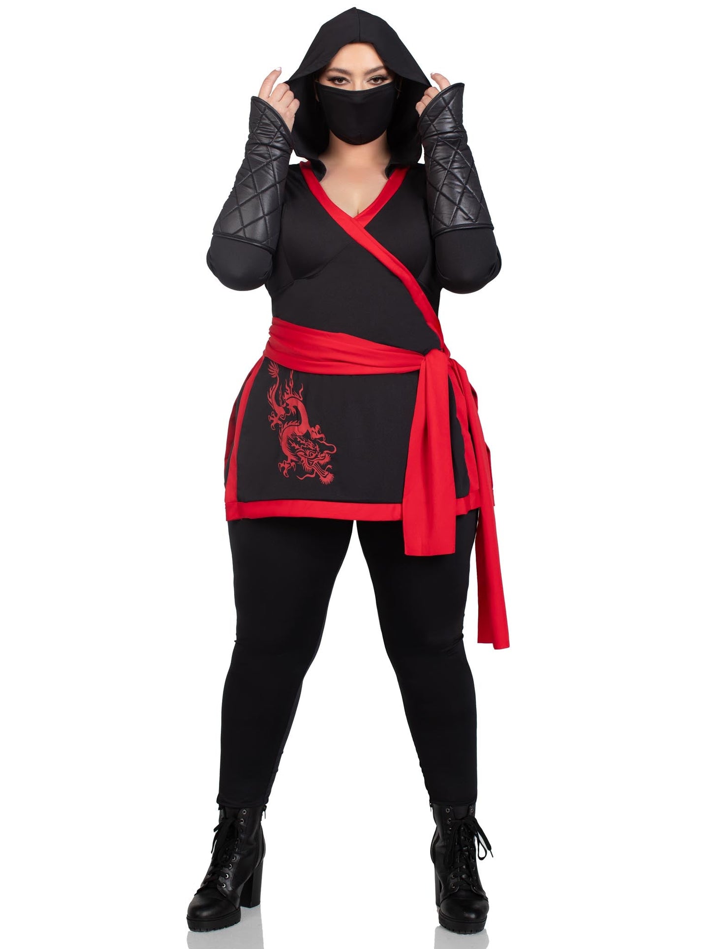 Plus Ninja Assassin Costume - Unspoken Fashion