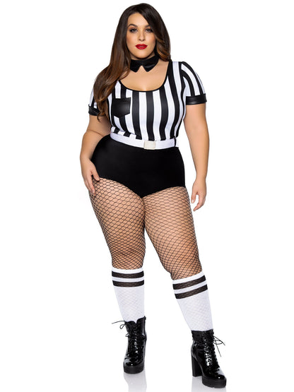 Plus No Rules Referee Sexy Sports Costume - Unspoken Fashion