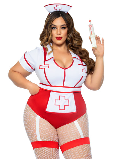 Plus Nurse Feelgood Sexy Costume - Unspoken Fashion