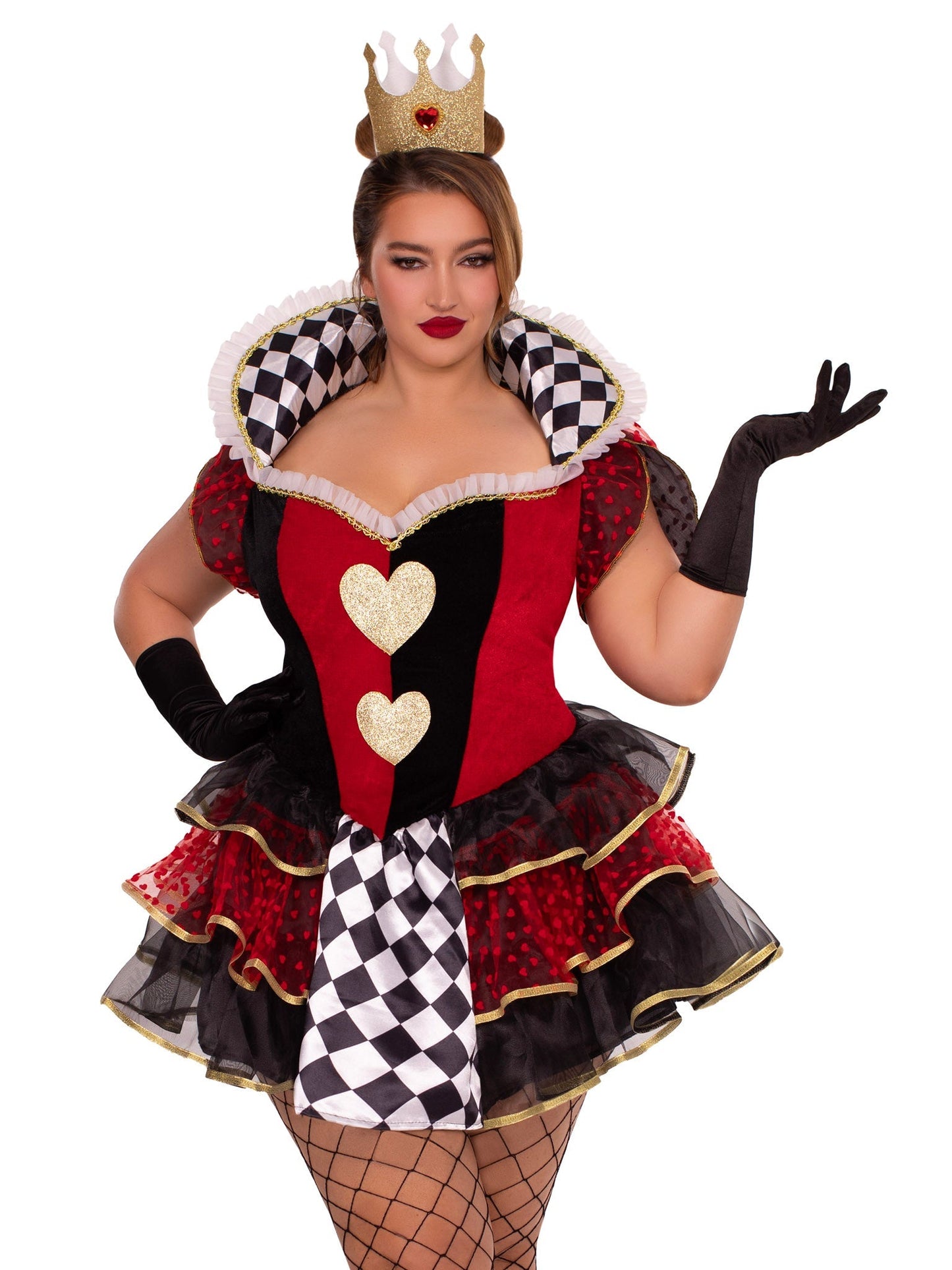 Plus Queen of Hearts Costume - Unspoken Fashion