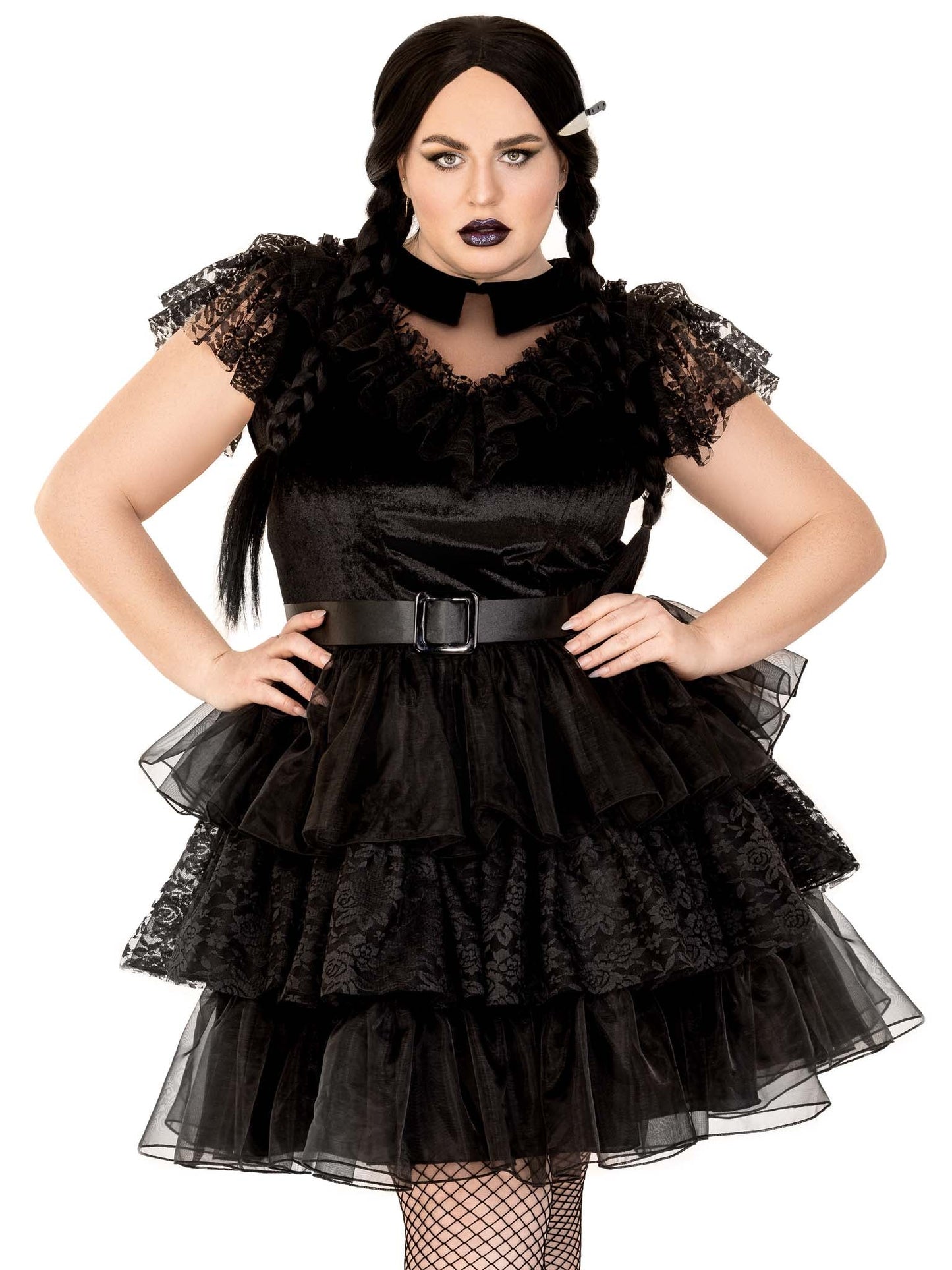 Plus Raving Rebel Costume - Unspoken Fashion