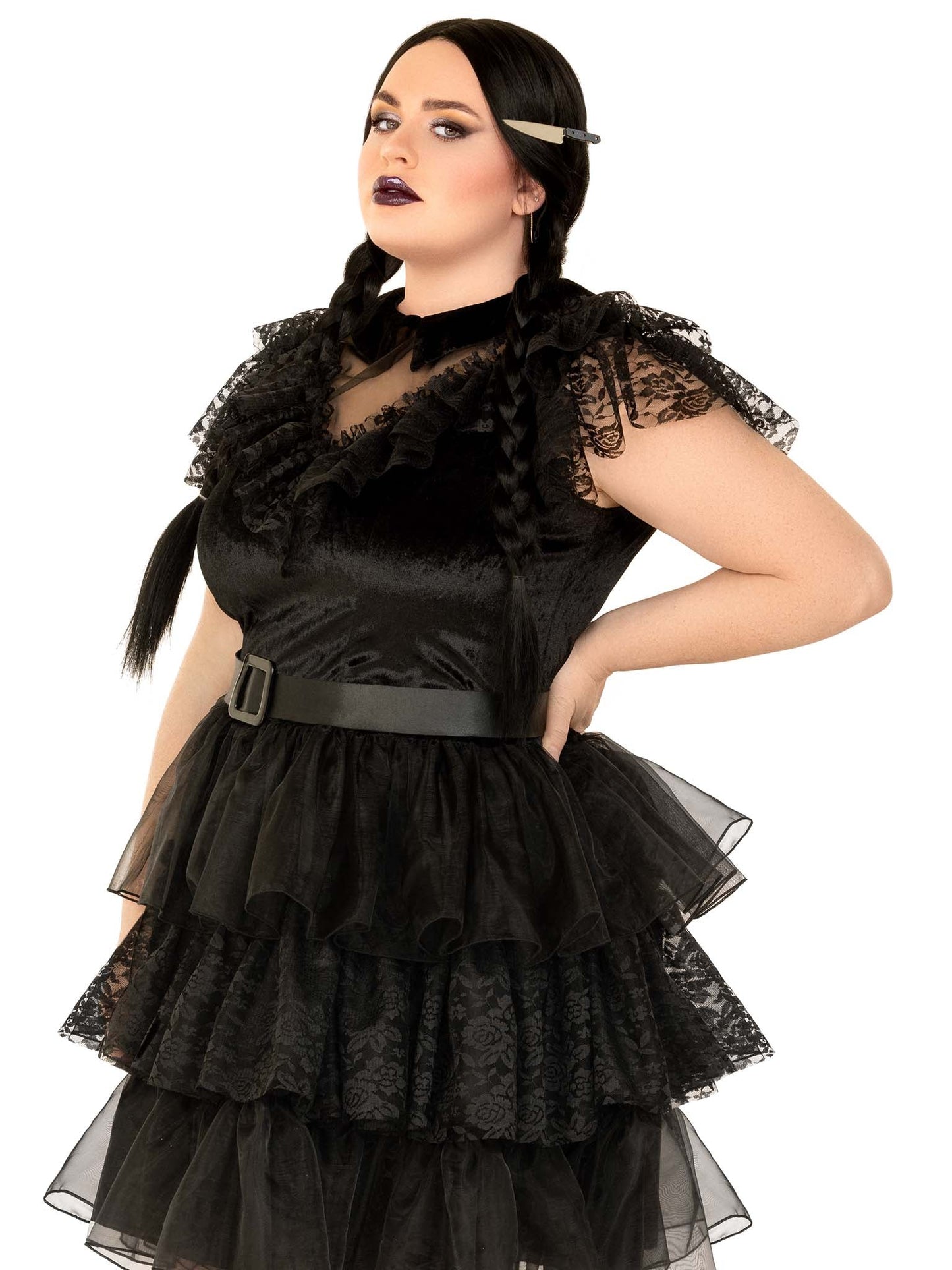 Plus Raving Rebel Costume - Unspoken Fashion