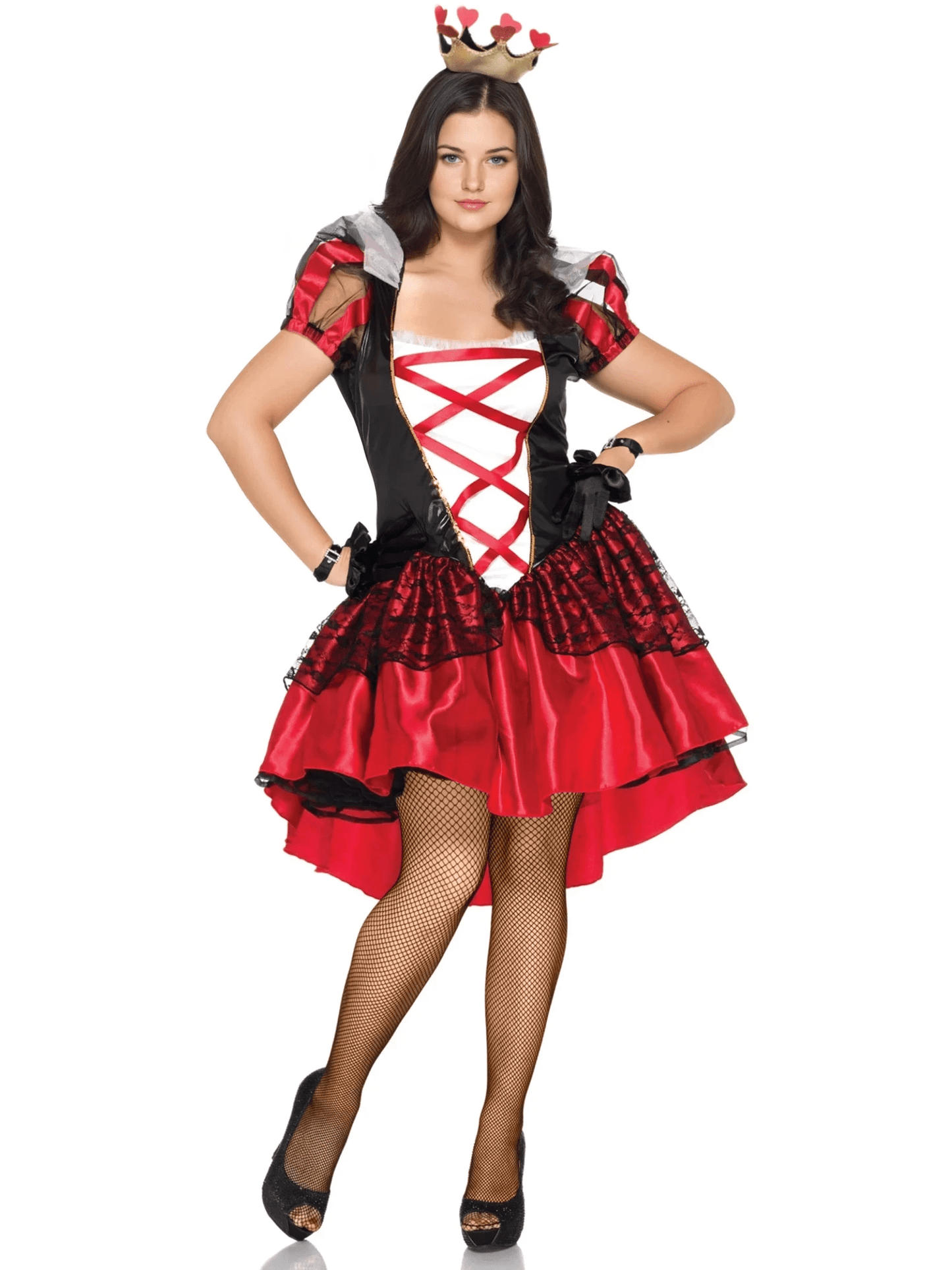Plus Royal Red Queen Costume - Unspoken Fashion