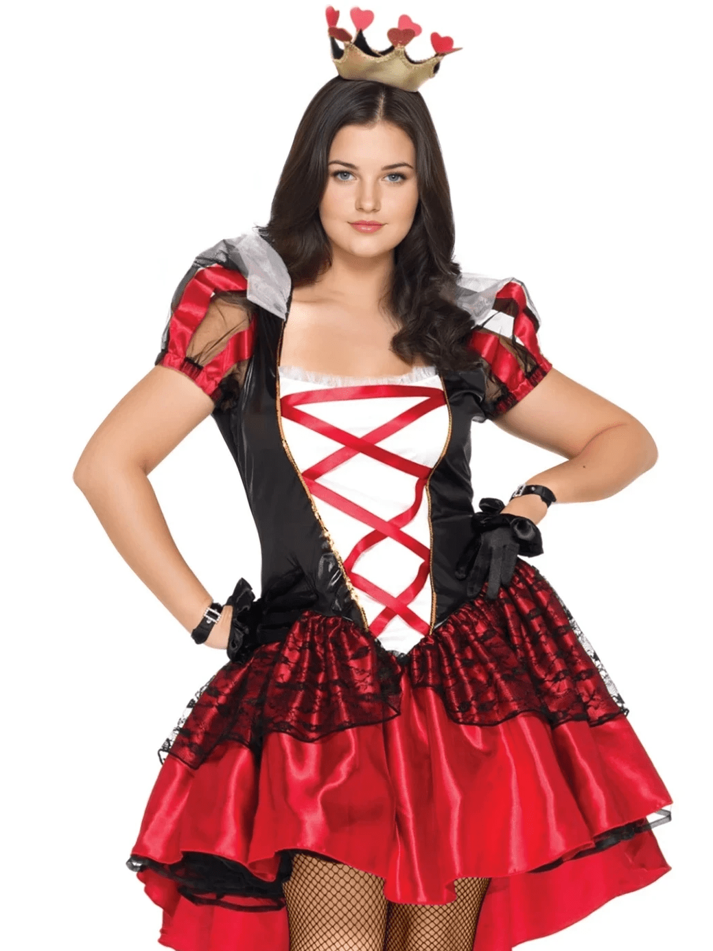 Plus Royal Red Queen Costume - Unspoken Fashion
