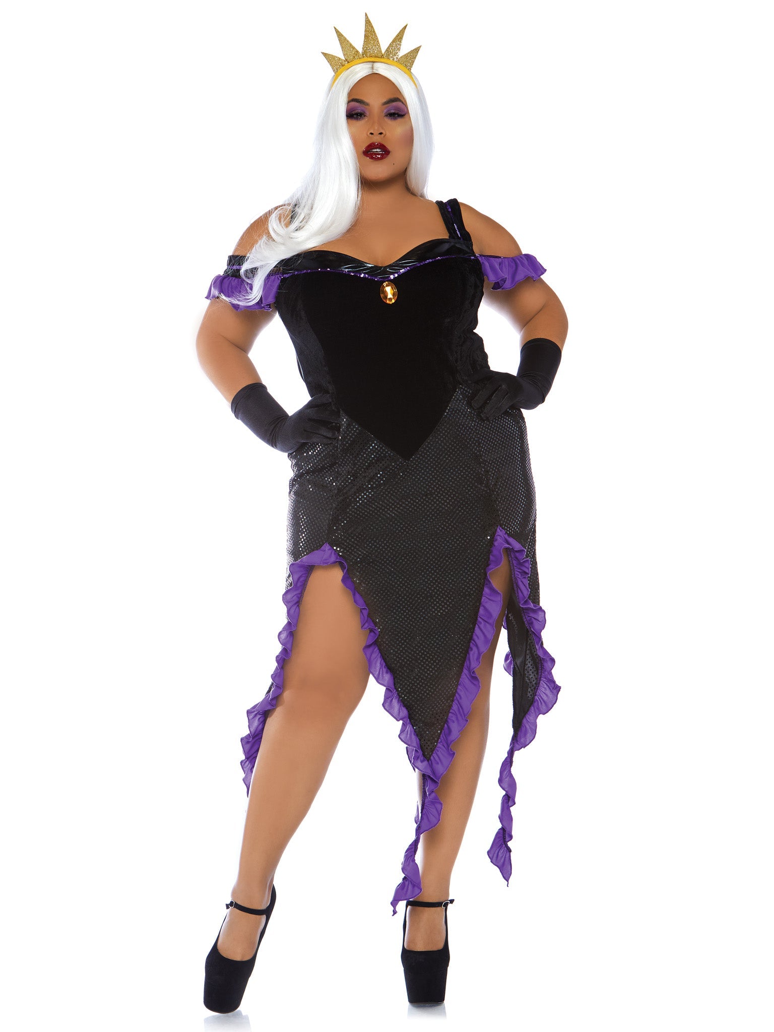 Plus Sultry Sea Witch Costume - Unspoken Fashion
