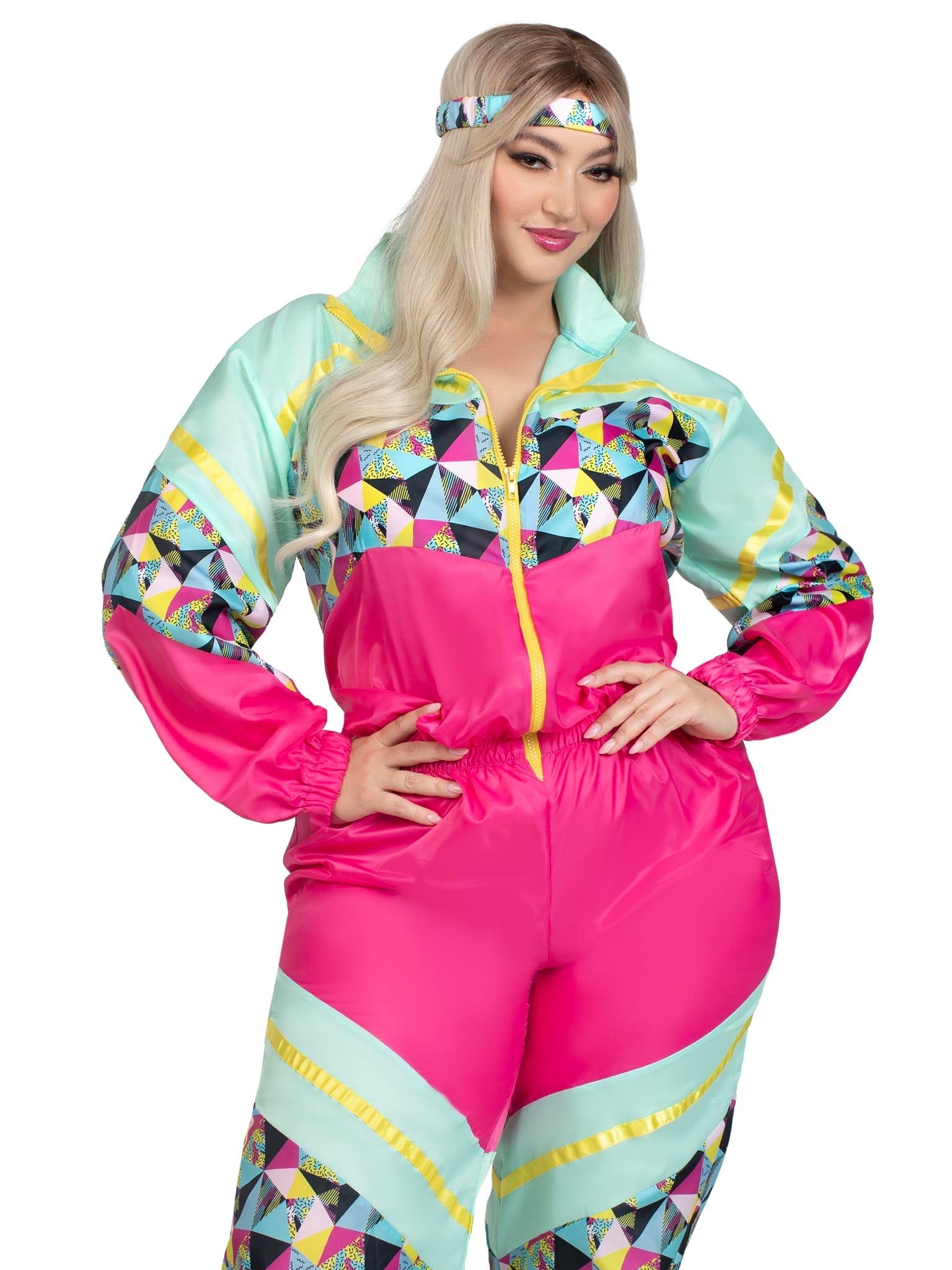 Plus Totally 80s Tracksuit Costume - Unspoken Fashion