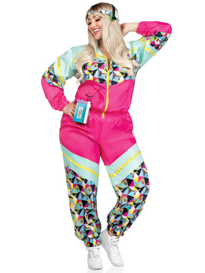 Plus Totally 80s Tracksuit Costume - Unspoken Fashion