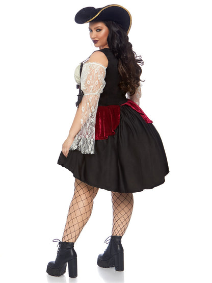 Plus Wicked Waters Wench Costume - Unspoken Fashion